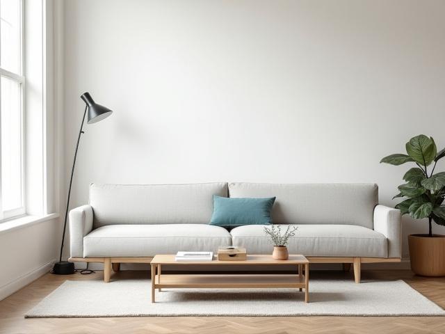 Stue: Elegant scenerofa i lyst dansk design